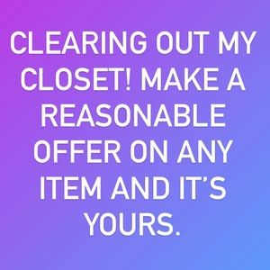 Closet clear out